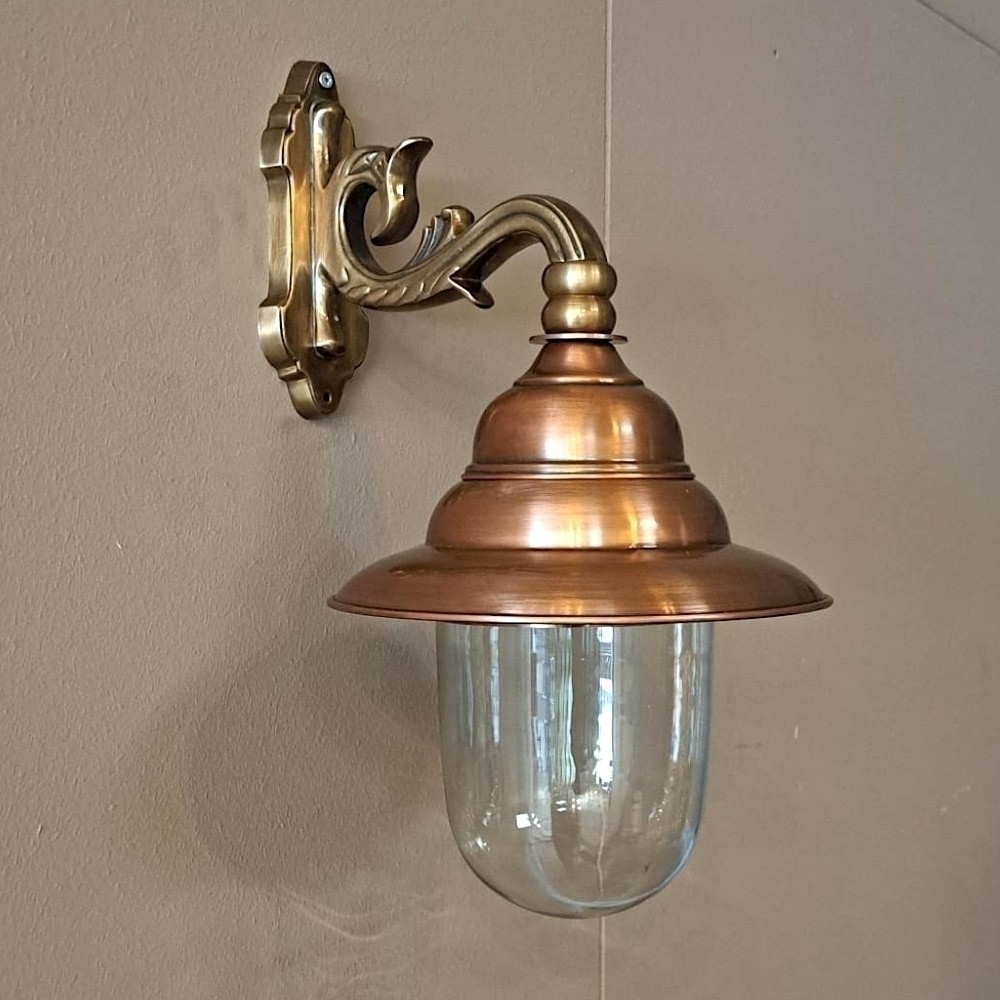 EA291. Lámpara colgante de cobre. 53 cm
