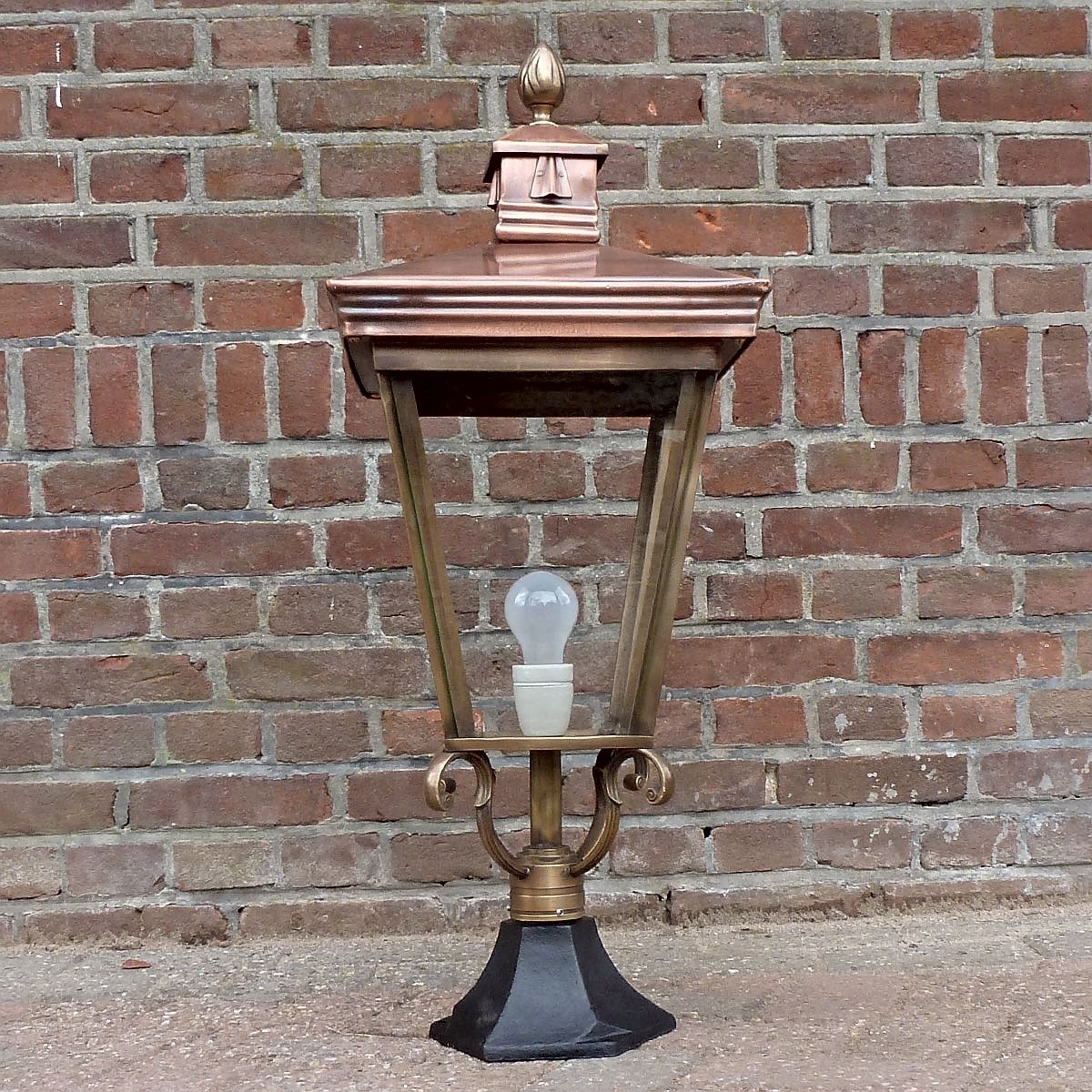 E3. Hengelo + cabezal 4 lados cobre 70. 85 cm